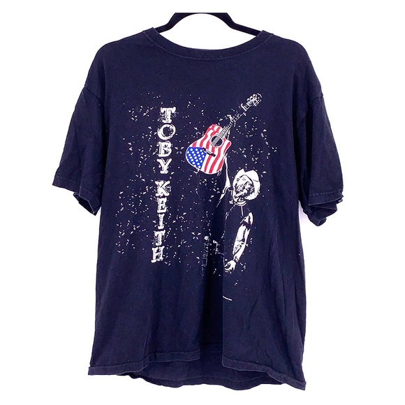 Vintage Tops - Vintage Toby Keith patriotic band t shirt large Vintage Tops - Vintage Toby Keith patriotic band t shirt large